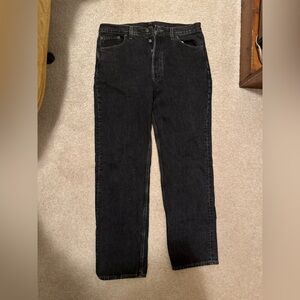 *TRUE 90’S* Black Denim Levi’s